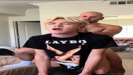 Blonde Twink Femboy Gets Anal Fucked