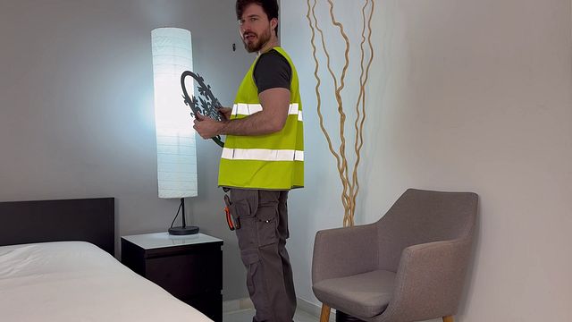 Muscular Builder Smothers with Giant Ass