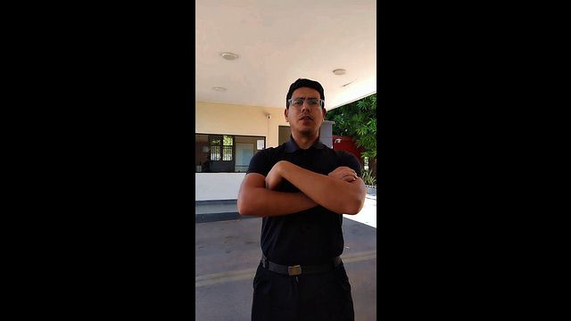Security Guard Exposes Himself