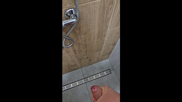 jerking off in the shower with ejaculation - Free Gay Video