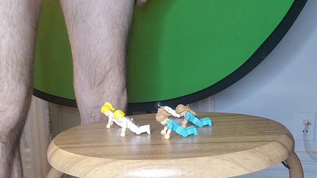 Small Guys Get Dominated by Giant Muscle Men