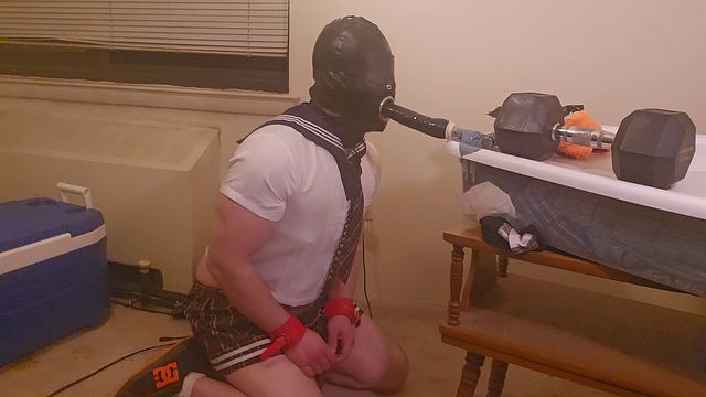 Twink Submissive Trained by Dominant Top in Bondage