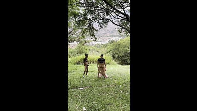 Latinos Bareback Threesome in Medellín
