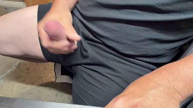 Beefy Top Fucks Under Shop Lights