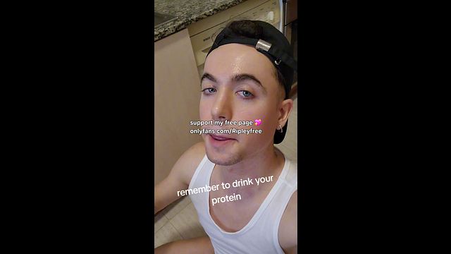 Twink Swallows Cum After Intense Fucking