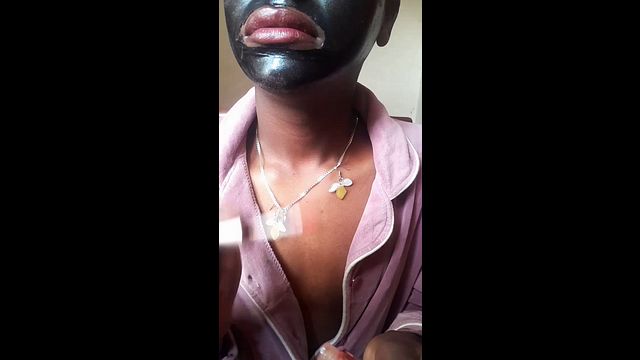 Husband Cums on Husband's Lips