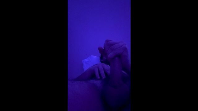 Guy Masturbates to Loud Orgasm with Balls Explosion