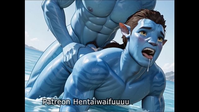 Na'vi Tops Jake Sully with Huge Dick and Messy Creampie