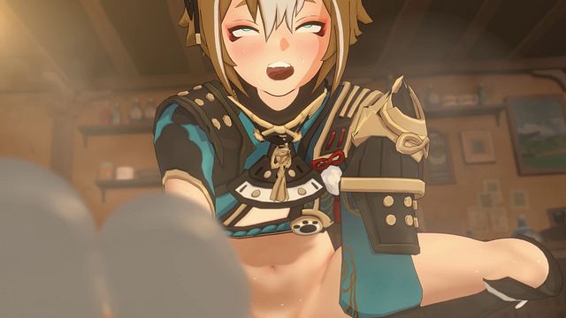 Gorou Rides Cock in POV Anime