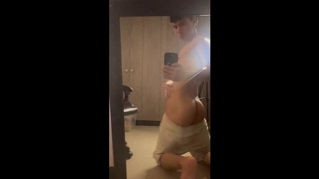 Solo Guy Masturbates for Camera