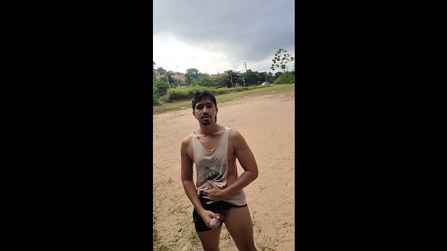 Public Masturbation with Raw Exposure