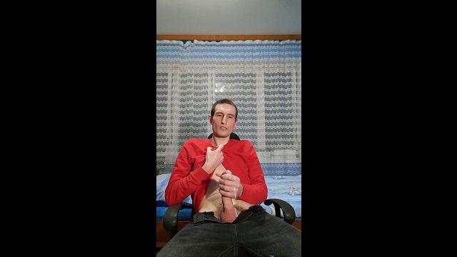 Huge Cumshot: Guy Shoots Massive Load