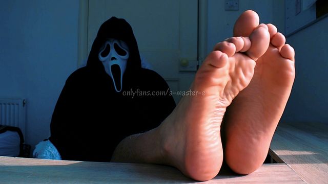 Sweaty Feet Worship After Intense Chase