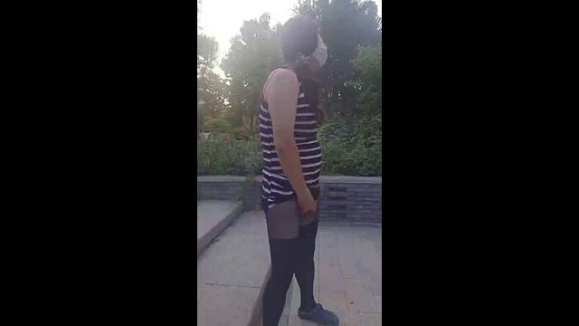Outdoor Anal Sex Caught from Behind 3 Times