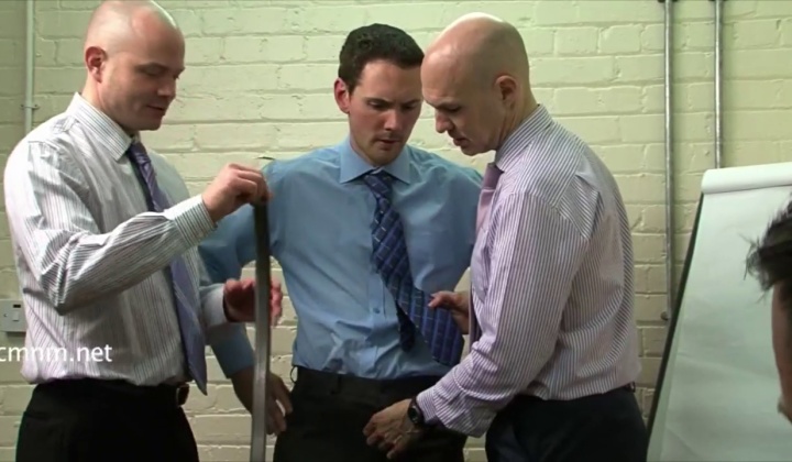 Colin and Philip Engage in Intimate CMNM Encounter
