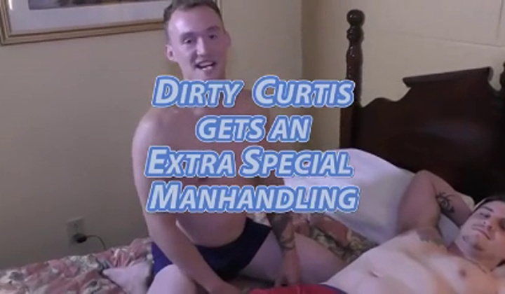 Uncut Curtis Gives Blowjob
