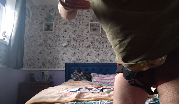 Gay Bottom Stretches with Increasingly Larger Butt Plugs