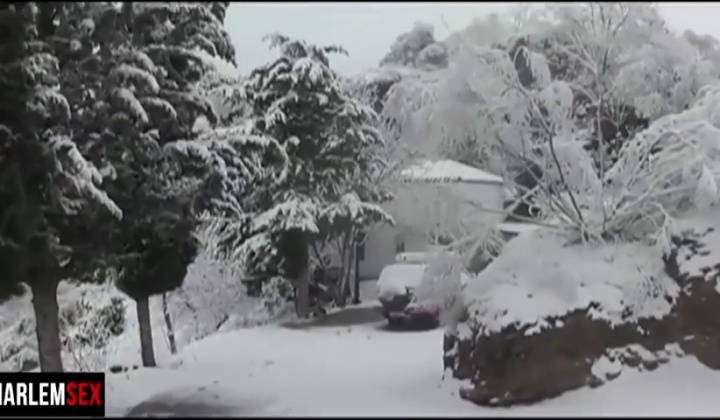 Snowed In Guy Sucks Cock