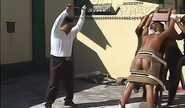 Gay Prisoner Receives 20 Strokes of Corporal Punishment