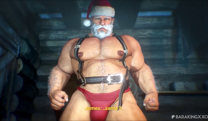 Gay Christmas Hookup with a Mysterious Stranger