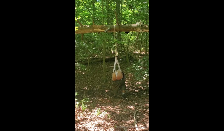 Twinks Get Hanging Wedgies in Public