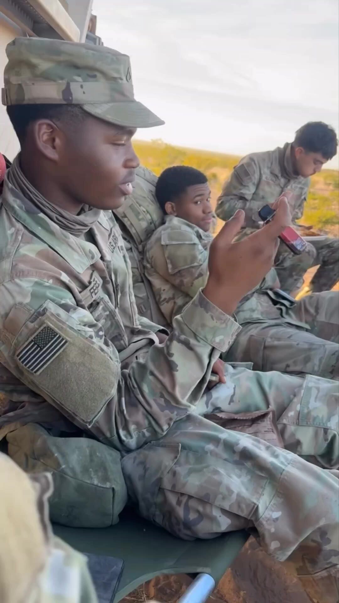 Military Men Share Intimate Encounter