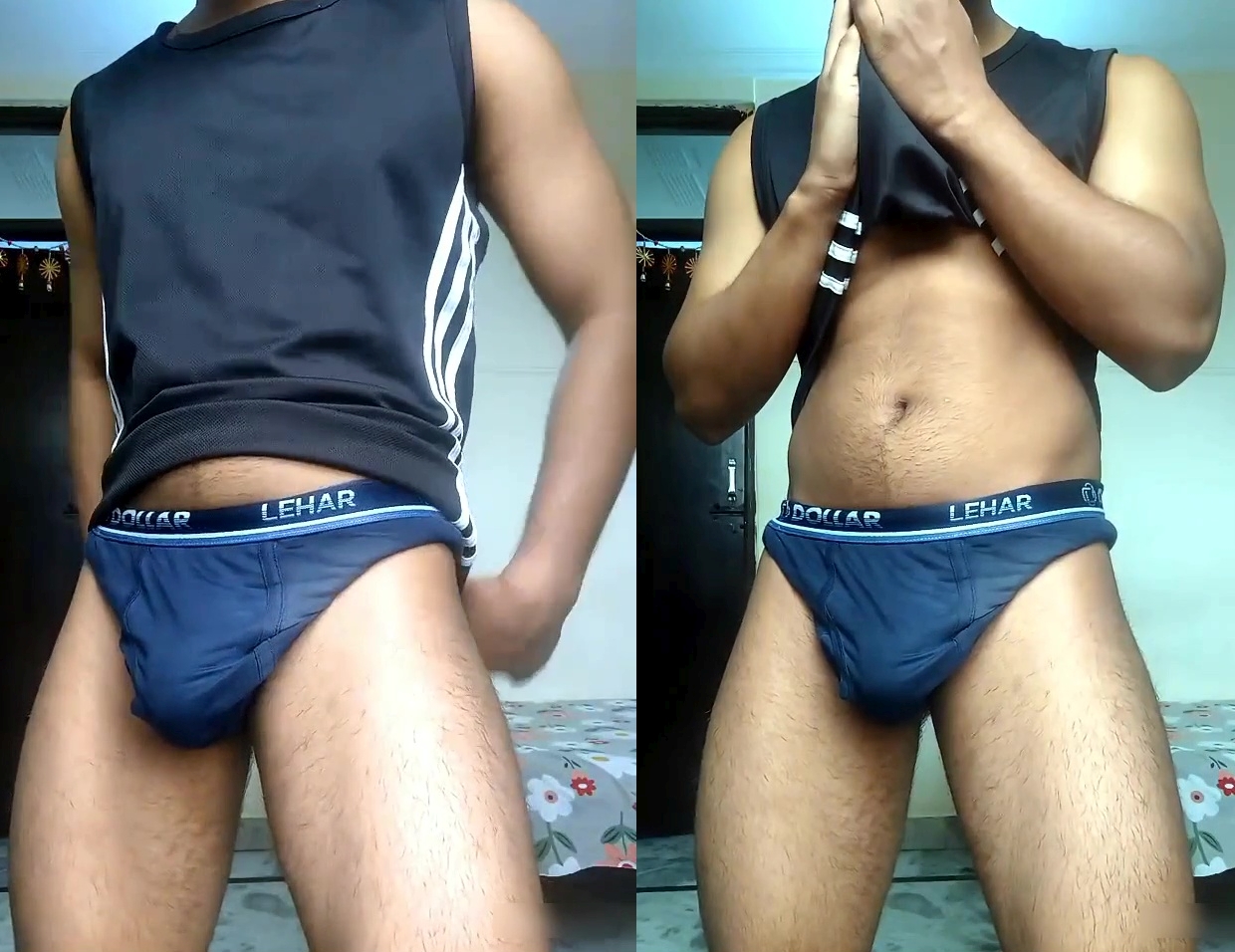 Desi Guys Engage in Intimate Foreplay