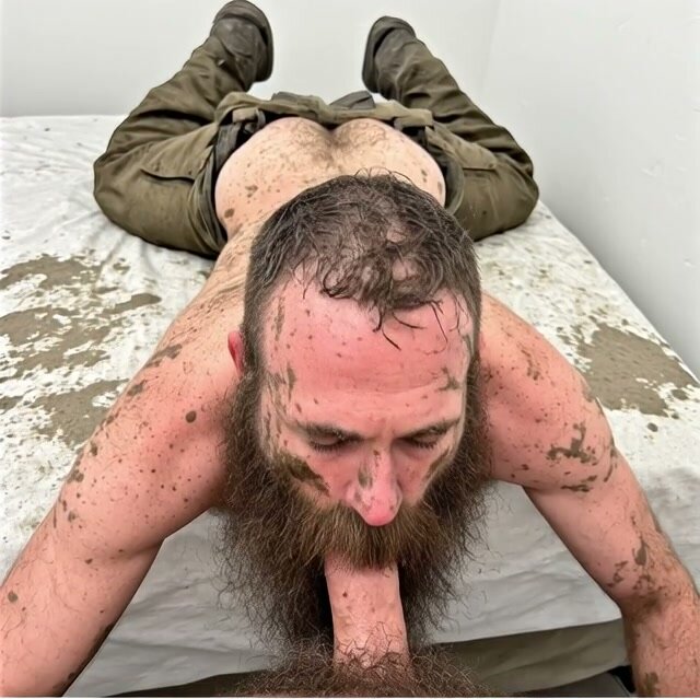Bearded Filthy Worker is a Slut