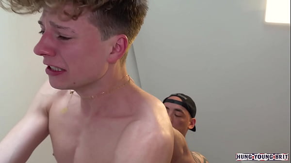 Blond Twink Takes Huge Cock Deep