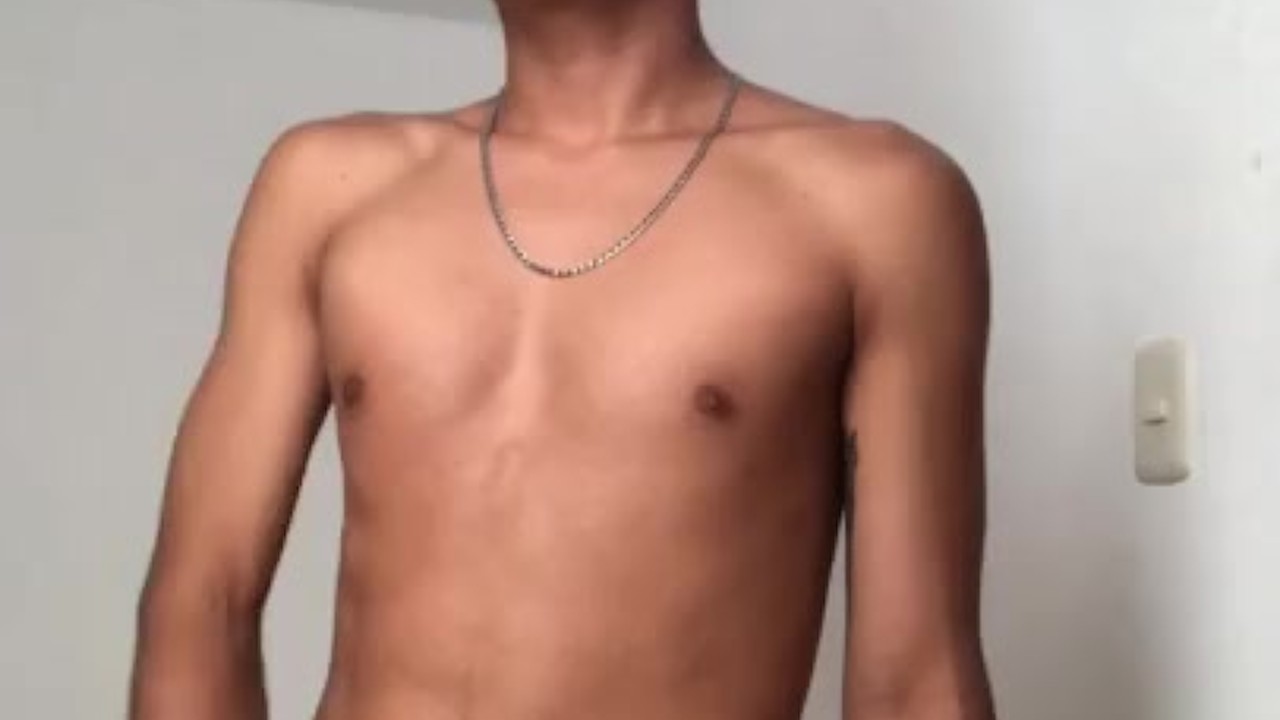 Guy Masturbates by Open Window