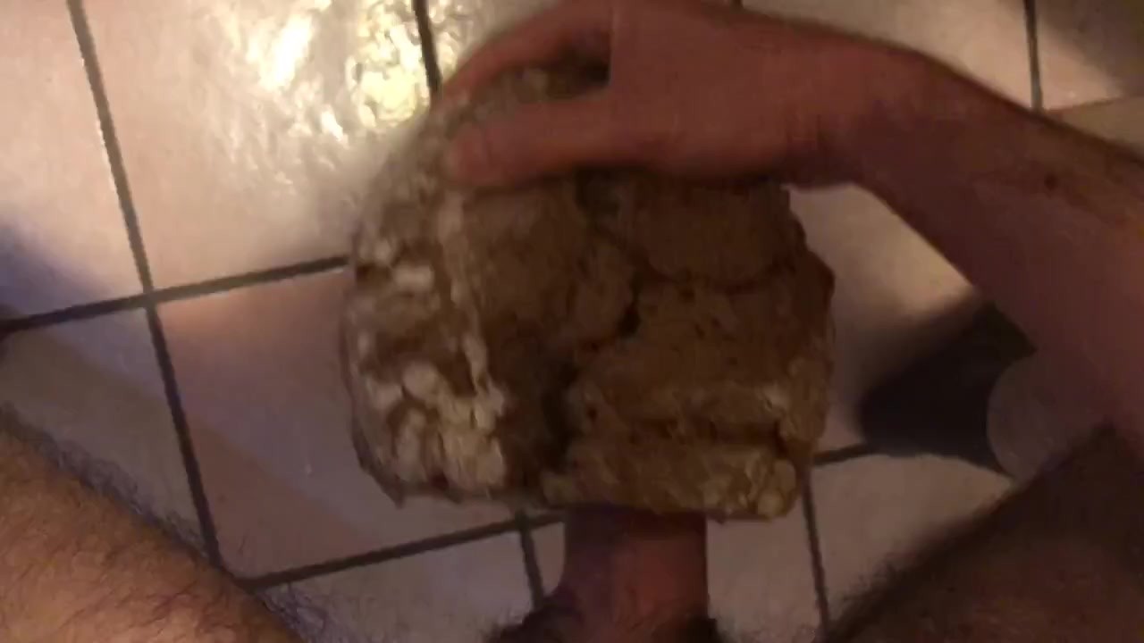 Man Fucks Loaf of Bread in Food Fetish Scene