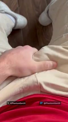 PhantomGentX Masturbates to Intense Orgasm