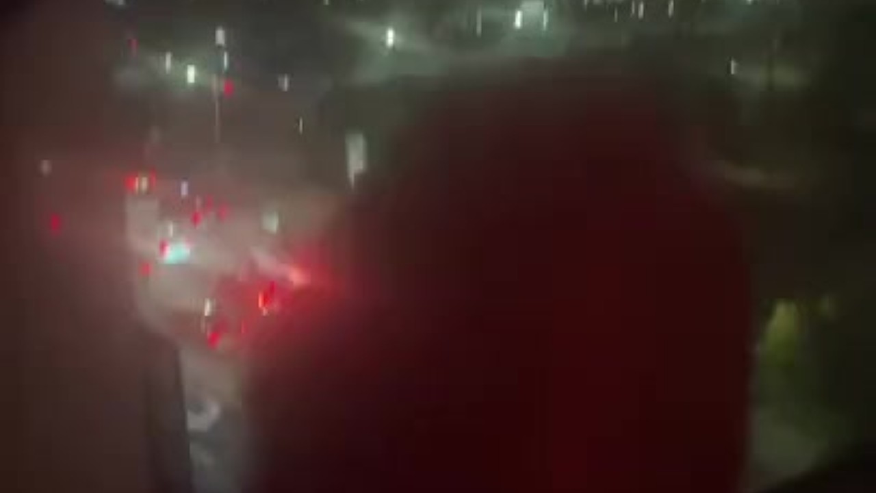 Guy Masturbates to ATL Skyline View