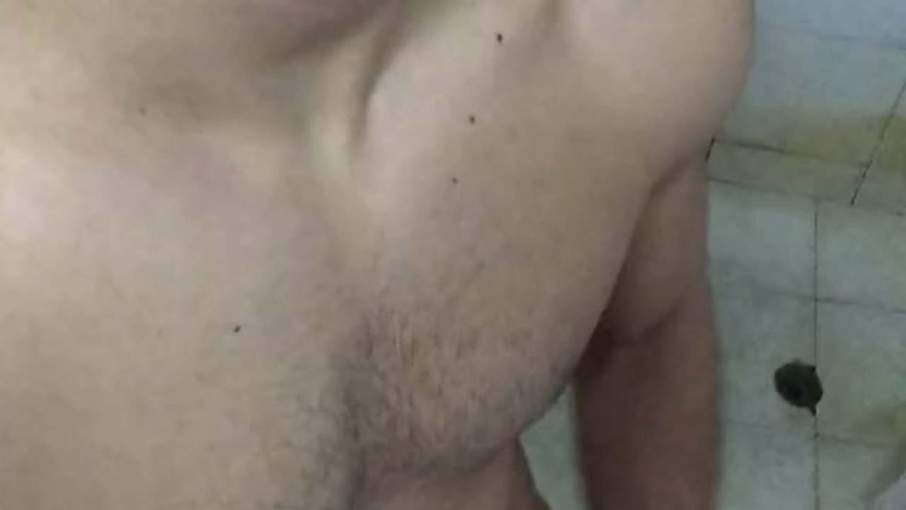 Young Guy Masturbates Before Shower