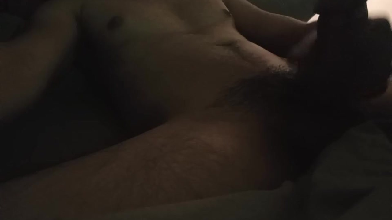 Solo Guy Masturbates to Orgasm