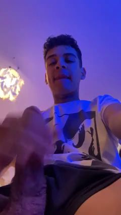 Latino Twink Masturbates Alone