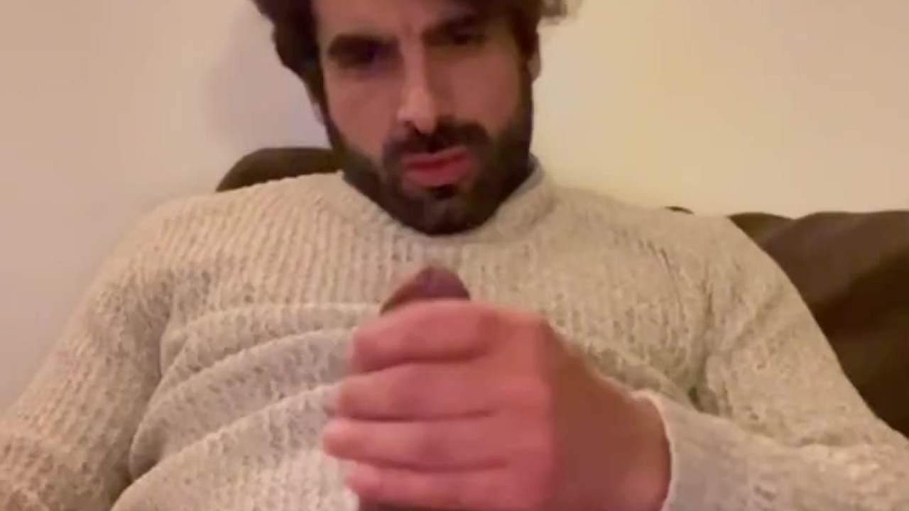 Solo Guy Masturbates to Climax