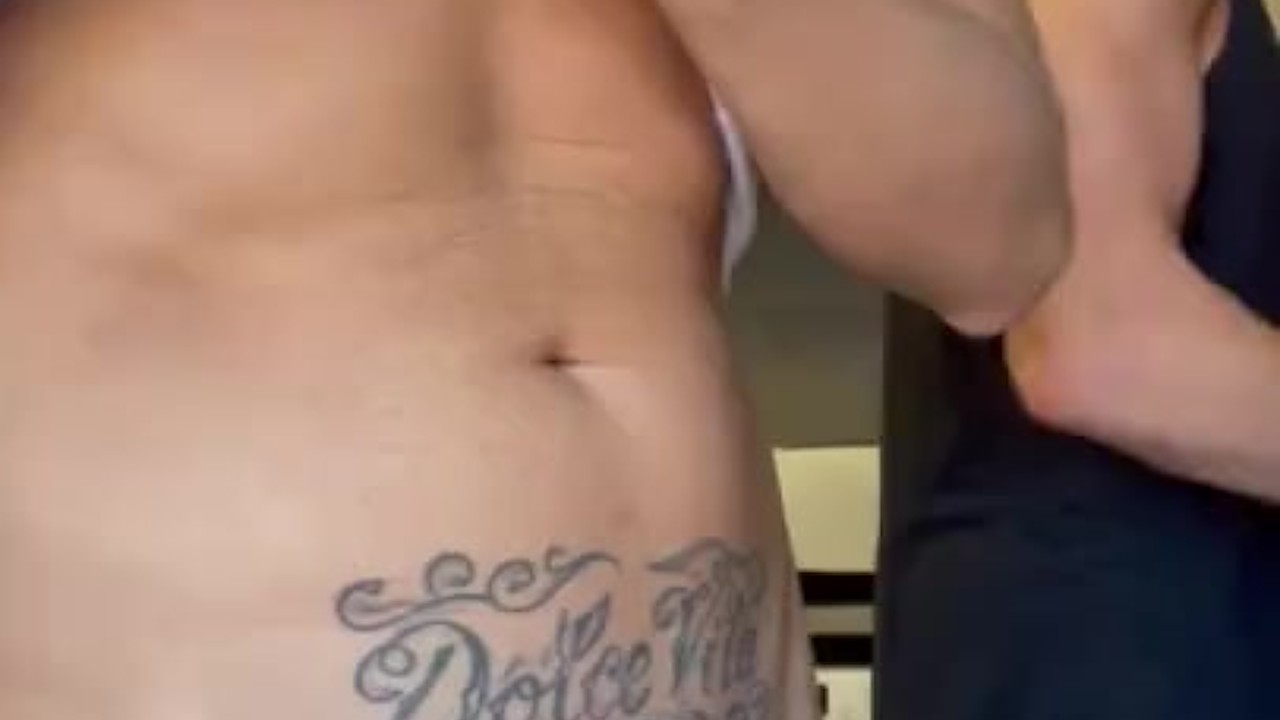 Guy Sucks Dick in Kitchen