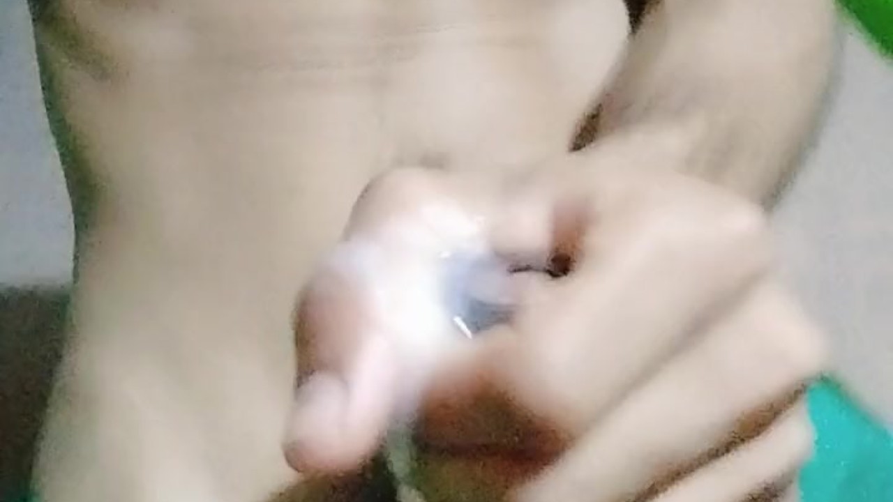 Solo Guy Masturbates in Private Moment