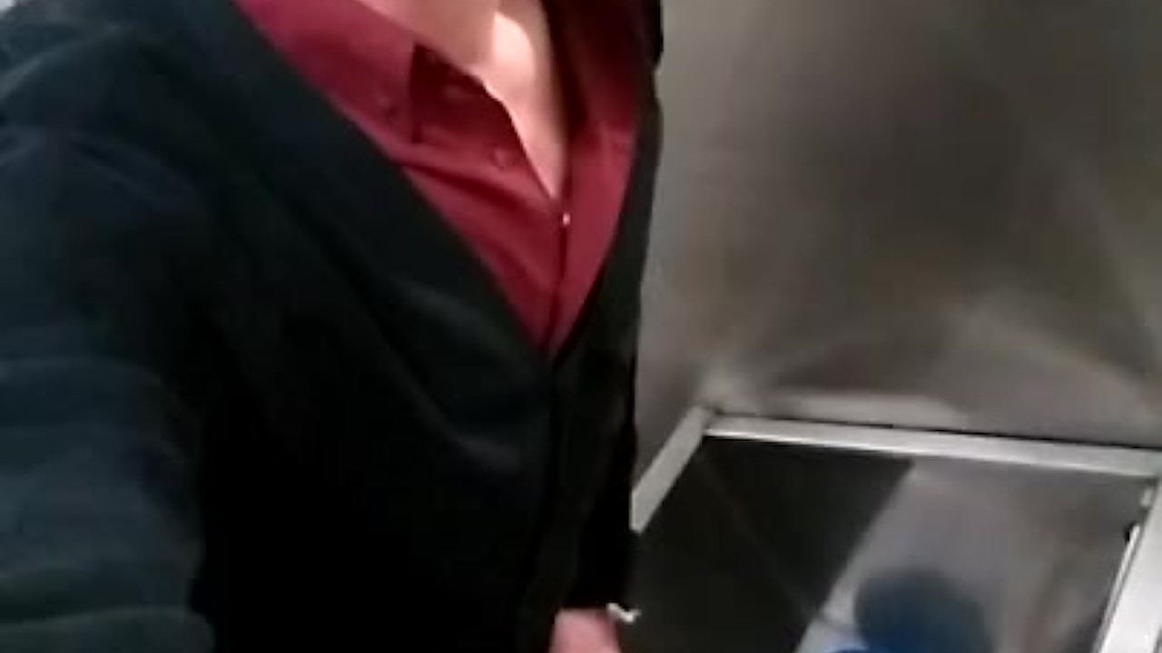Public Bathroom Hookup with Quick Fuck