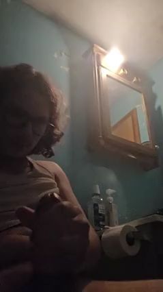 Solo Guy Masturbates in Casual Scene