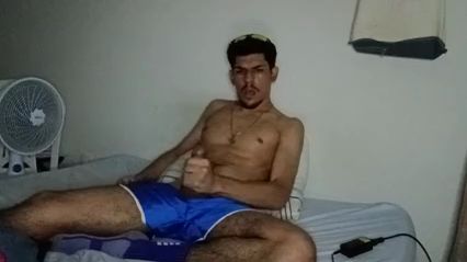 Guy Masturbates to Orgasm
