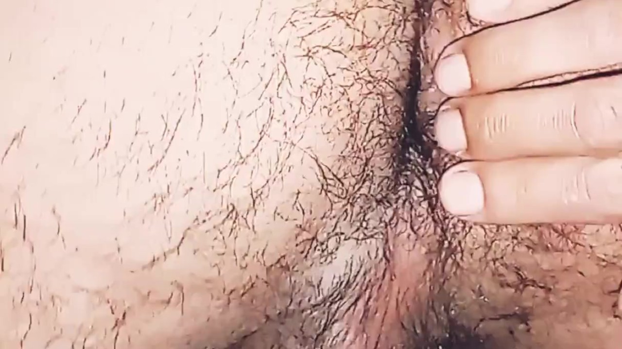 Hairy Guy Shows Off His Ass
