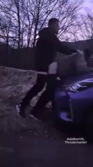 Public Roadside Bareback Fucking