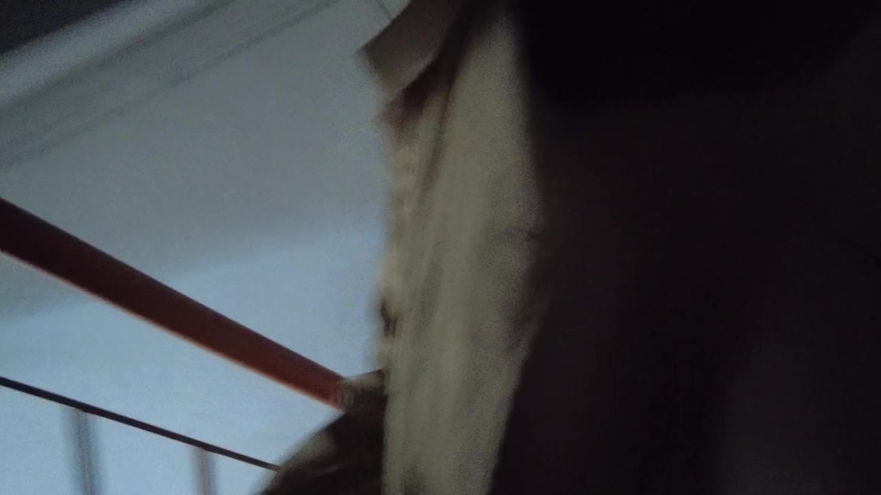 Gay Man Wears Chastity Lock in Public Stairwell