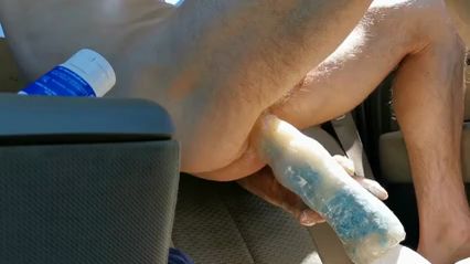 Guy Fucks Himself with Silicone Bottle Mod