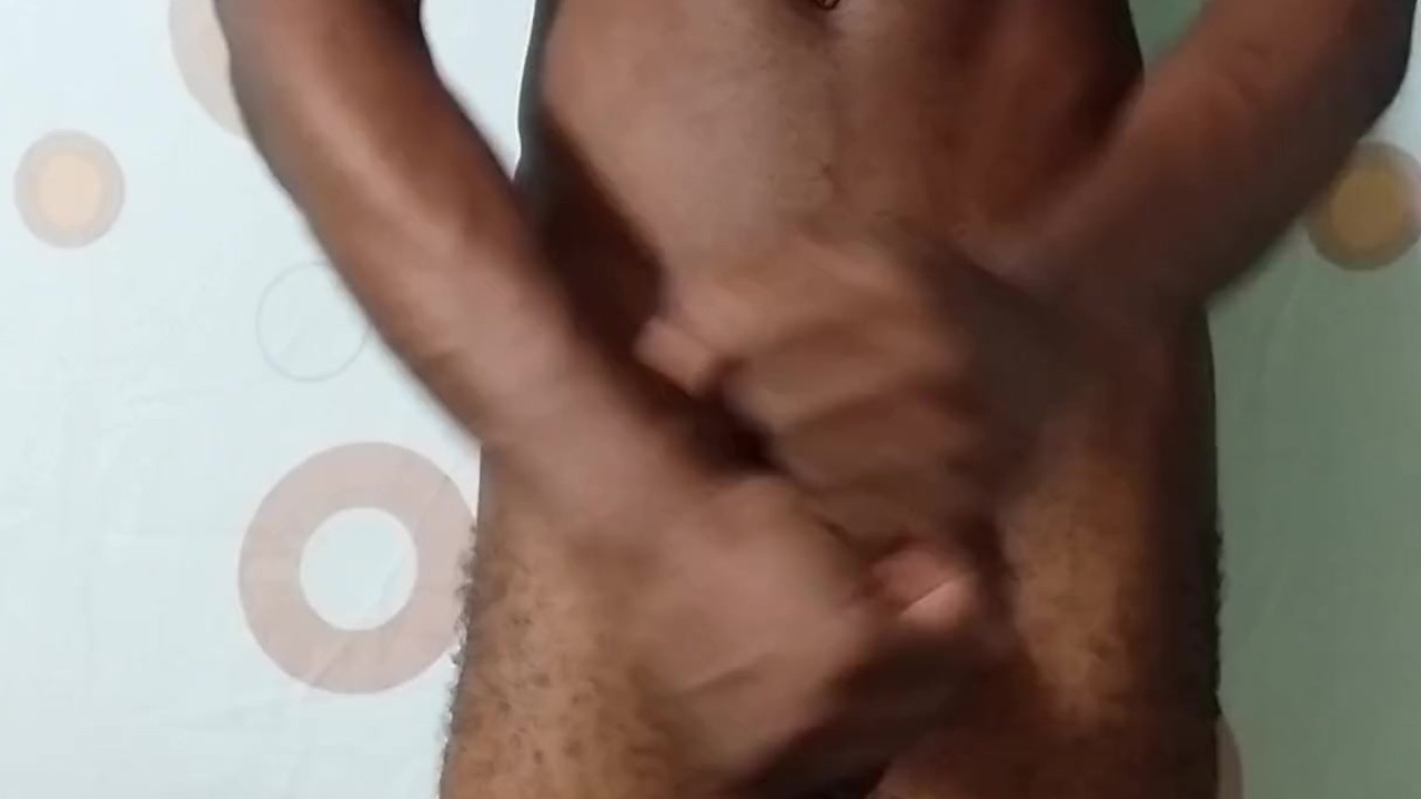 Jamaican Stud Jerks Off to Cum