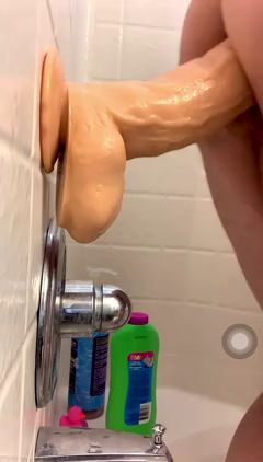 Big Dildo Play with Juicy Toy