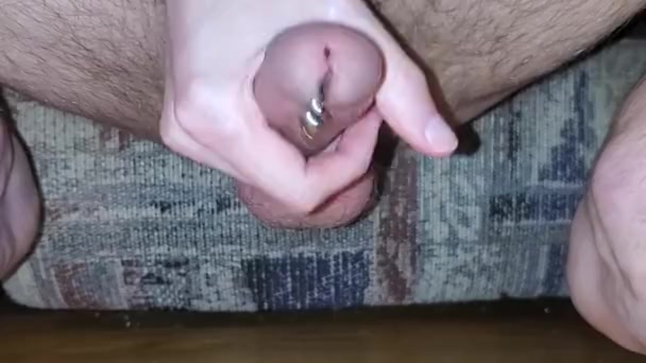 Guy Cums on Floor During Hardcore Sex