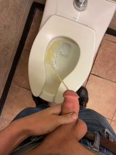Guy Urinates Outdoors
